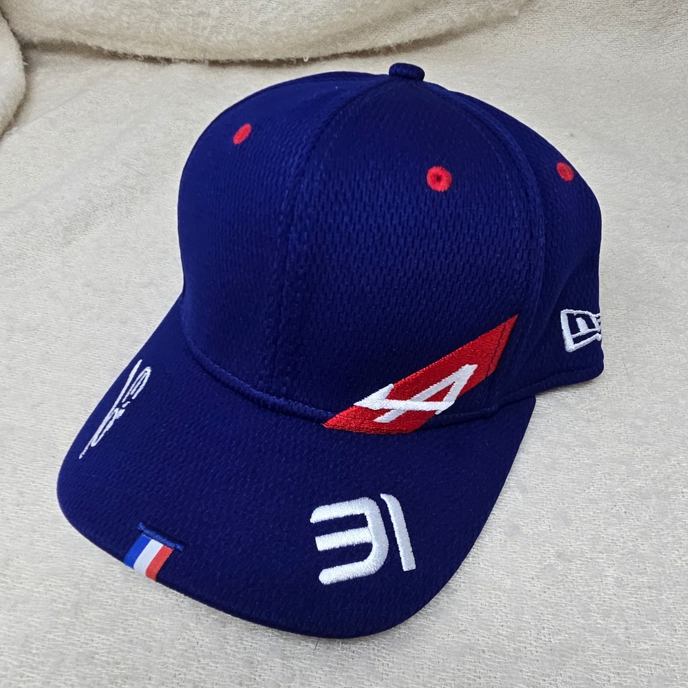 New Era Alpine F1 Team Hat Mens M/L Blue Esteban Ocon 31‎ 9FIFTY Snapback Cap